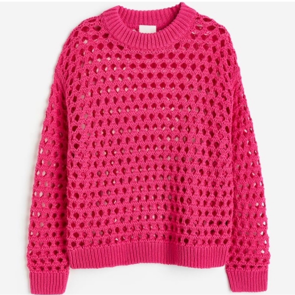 Pink Knit Women's Sweater